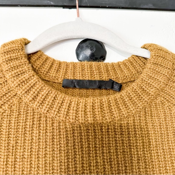 Jenni Kayne Cashmere Fisherman Sweater Bronze Gold Size Large - Picture 4 of 8